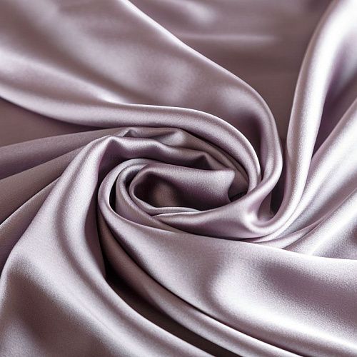 Сатин 001-06995 серебристо-лиловый однотонный