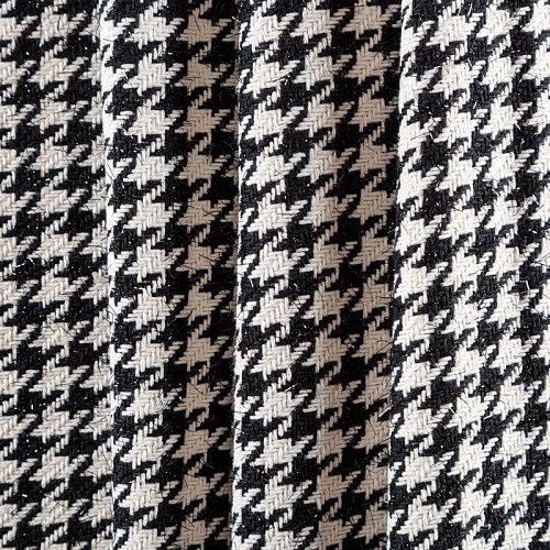Твид 052-05410 черно-белый пье-де-пуль