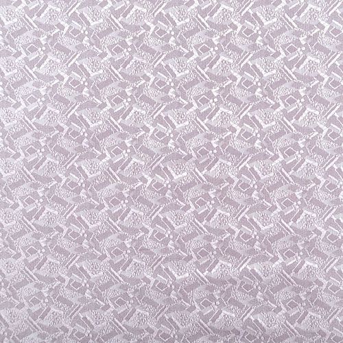 Шелк натуральный К29-289 бледно-сиреневый жаккардовый