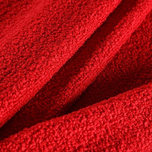 Букле 006-06192 красный однотонный