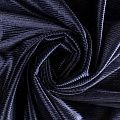 Бархат с люрексом К33-549 темно-синий однотонный