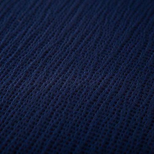 Шелк-жатка натуральный 064-19921 темно-синий однотонный