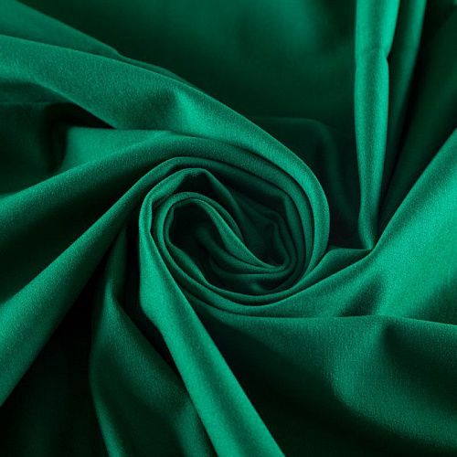 Джерси с начесом 014-03171 изумрудный однотонный