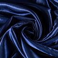 Креп-сатин К33-903 синий однотонный