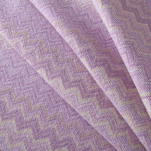 Трикотаж шерстяной вязаный Missoni 056-19777 молочно-сиреневый