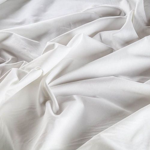 Бархат К18-563 белый однотонный