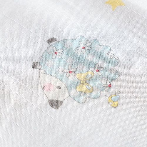 Тюль 05-01-02608 белый принтованный