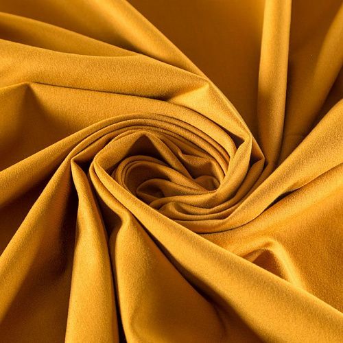 Джерси 014-03733 охра однотонный