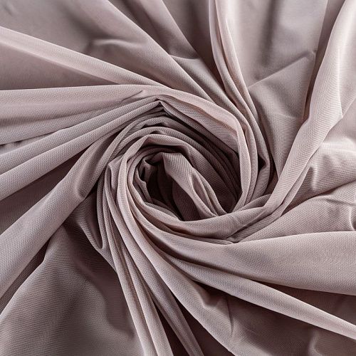 Сетка трикотажная К33-514 серый однотонный