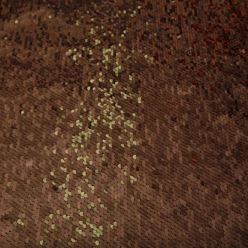 Пайетки на сетке 055-16860 золотисто-медный