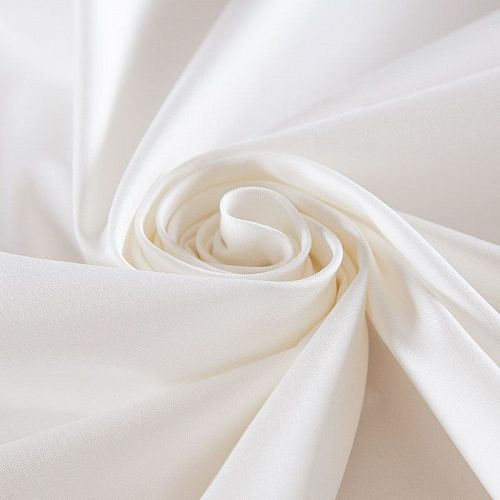 Коттон стрейч 063-16625 белый однотонный