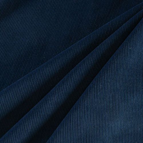 Микровельвет стрейч 008-12094 синий однотонный