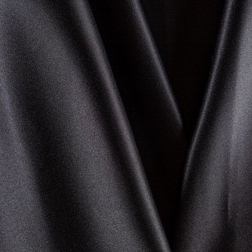 Сатин-тафта 001-05642 черный однотонный