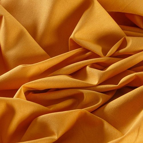 Лен-вискоза 035-13111 облепиховый однотонный