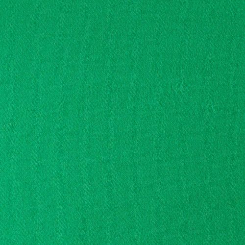 Ткань пальтовая 040-05228 зеленый однотонный