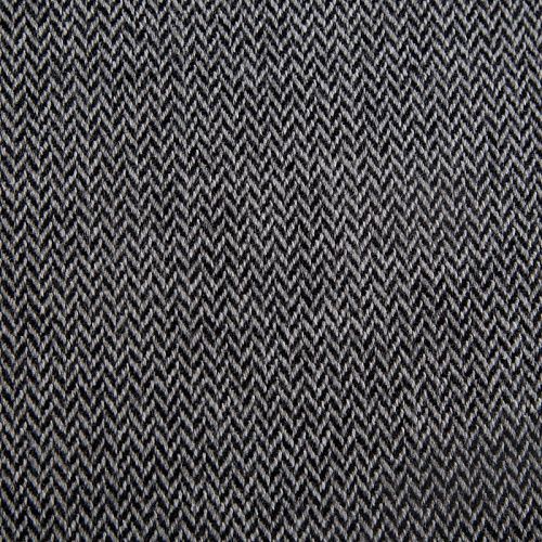 Ткань пальтовая 040-14404 черно-молочная елочка