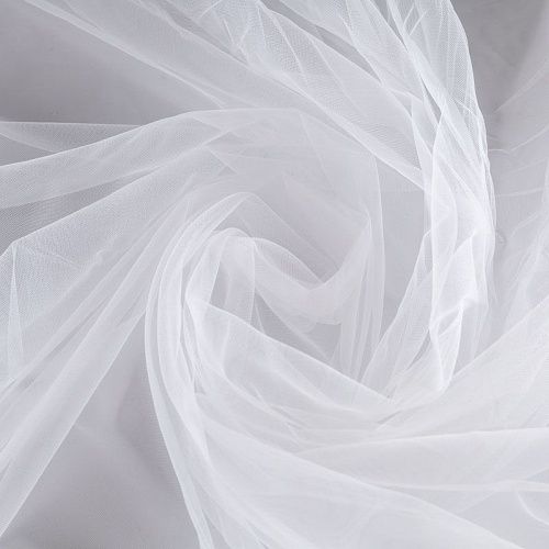 Фатин К22-702 белый однотонный