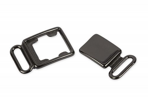 Застежка для бюстгальтера BLITZ 27х14 мм металл BBT039-06 черный никель