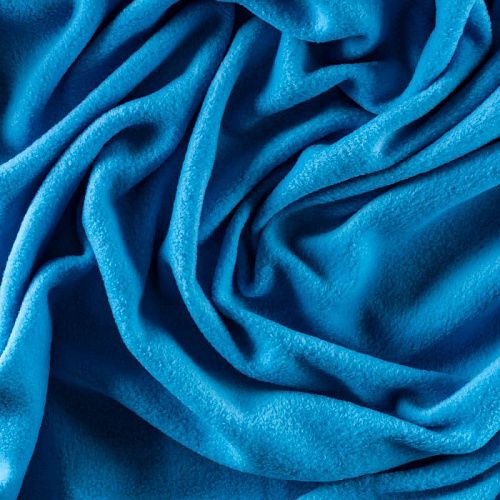 Флис К33-473 голубой однотонный col.17