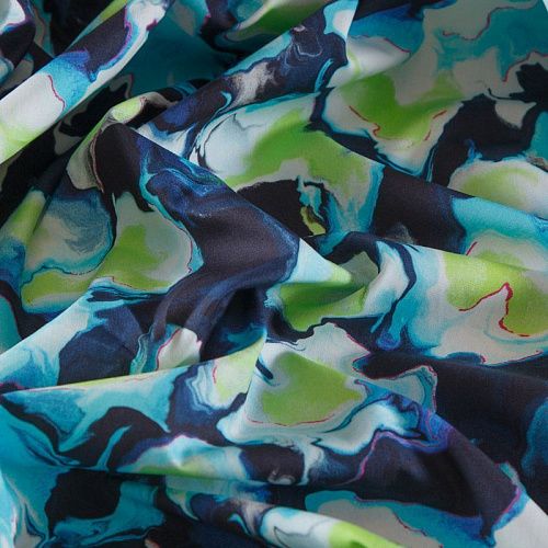 Поплин 063-16215 черный принтованный