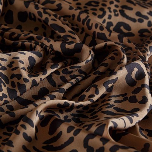 Сатин 001-14969 кэмел принтованный