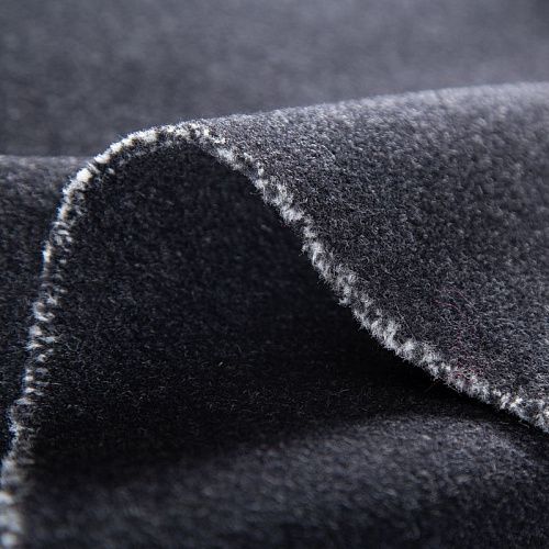 Шерсть пальтовая валяная (купон) 066-19916 графит