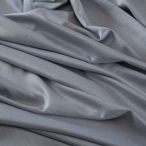 Креп кади стрейч 026-18745 светло-серый однотонный