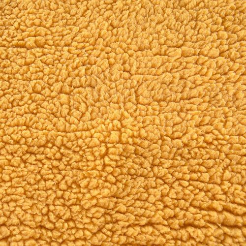 Мех искусственный 037-11891 желтая охра однотонный