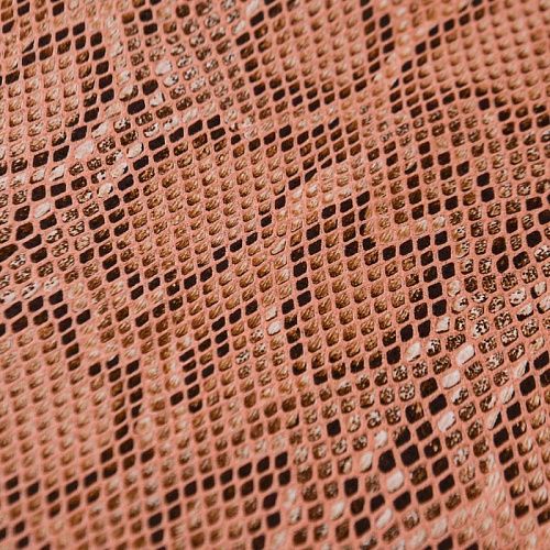 Экокожа на трикотажной основе 070-12017 персиковый