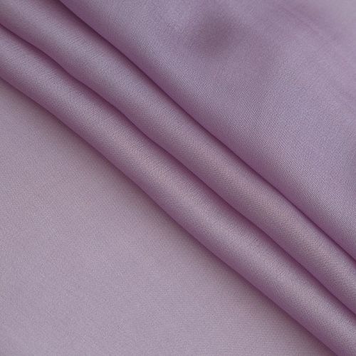 Шифон шелковый 068-16804 разбеленный сиреневый однотонный