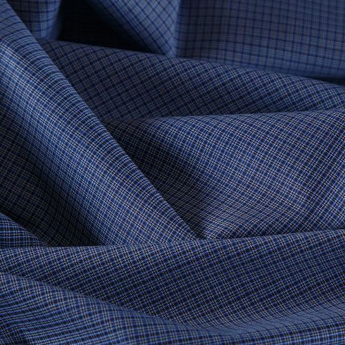 Шерсть костюмная Gucci 025-16294 синий клетка