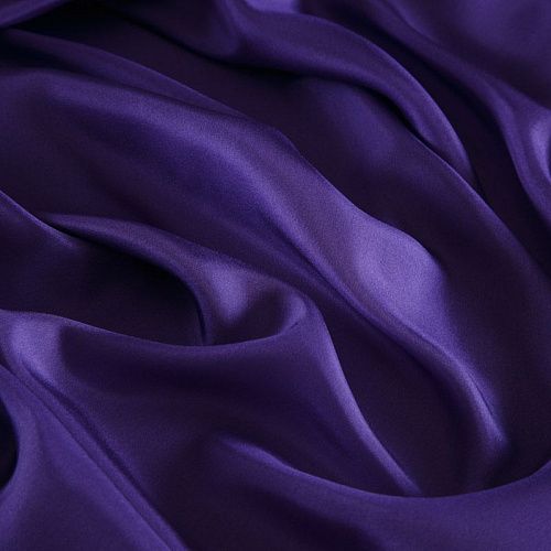 Шелк натуральный 064-16882 фиолетовый однотонный