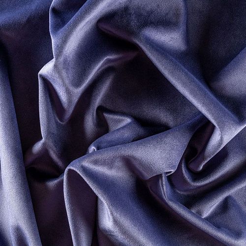 Ткань портьерная бархат 529-02-142 лавандовый однотонный