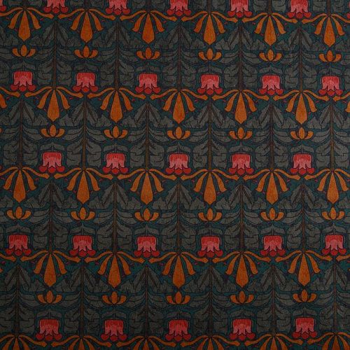 Хлопок стрейч 063-16534 хвойный зеленый принтованный