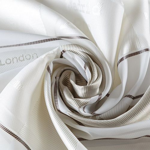 Ткань портьерная жаккард Т476-02-08 бежево-белый