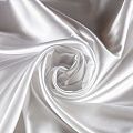 Креп-сатин К33-863 белый однотонный