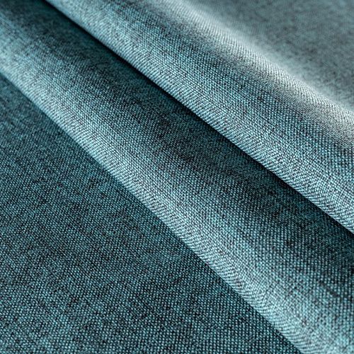 Ткань портьерная лен h-290 см 05-02-00244 бирюзовый меланж