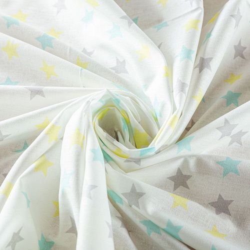 Перкаль 007-03503 белый принтованный