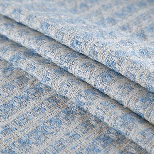 Твид шанель 052-15490 молочно-голубой