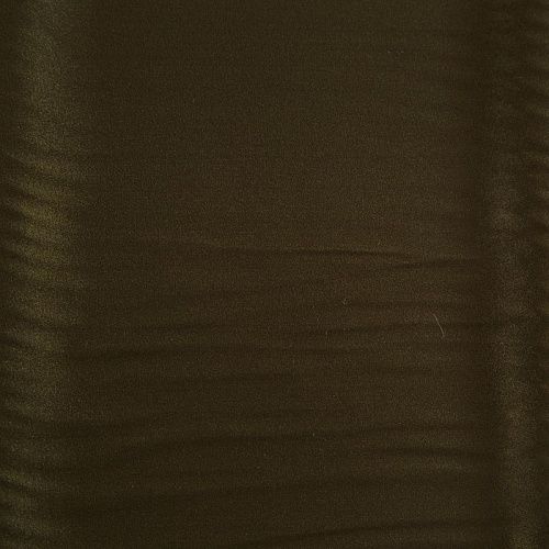 Шелк натуральный стрейч 064-11904 оливково-зеленый хаки однотонный