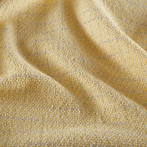 Твид с люрексом Escada 052-16569 разбеленный желтый