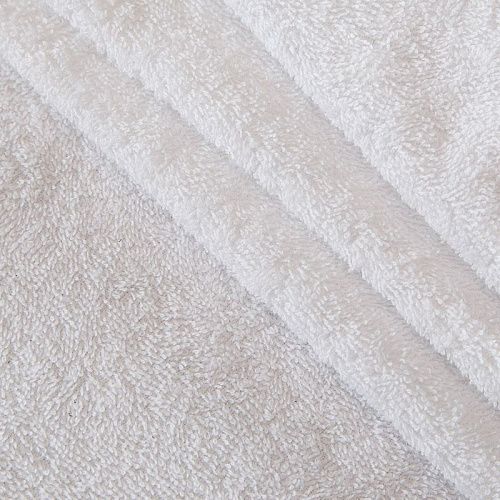 Полотно махровое ш.220 см 007-18028 белый однотонный