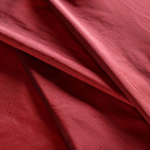 Дикий шелк 016-04904 бордовый однотонный