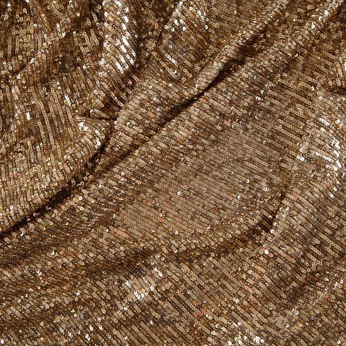 Пайетки на сетке 055-16396 золотистый