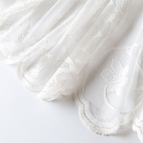 Тюль жаккардовый h-90 см Т292-01-235 молочный 