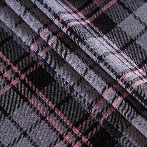 Ткань костюмная стрейч 025-12237 серый принтованный