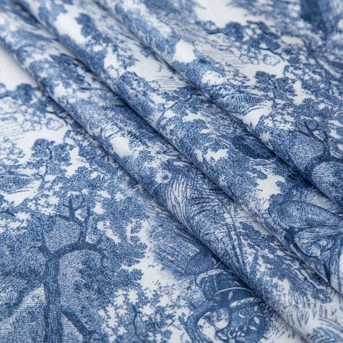 Джерси 014-20002 белый принтованный