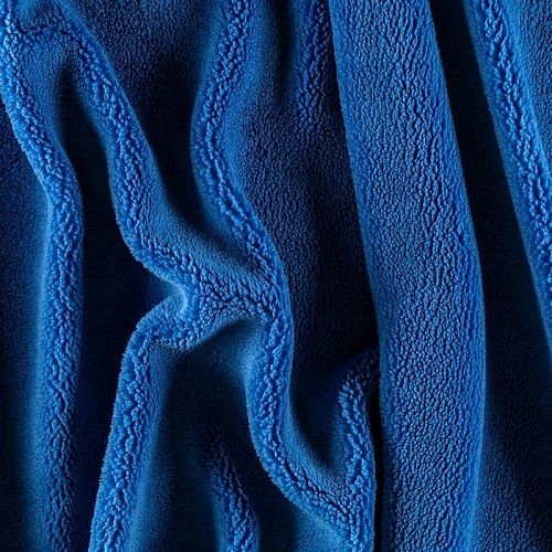 Мех искусственный К30-151 синий однотонный