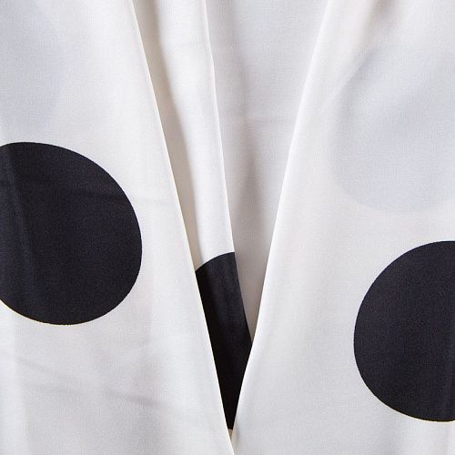 Шелк синтетический 065-13794 белый принтованный