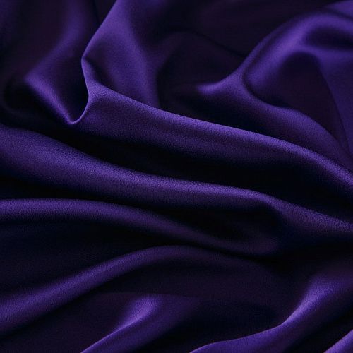 Креп-атлас (кади) 026-16780 пурпурный однотонный